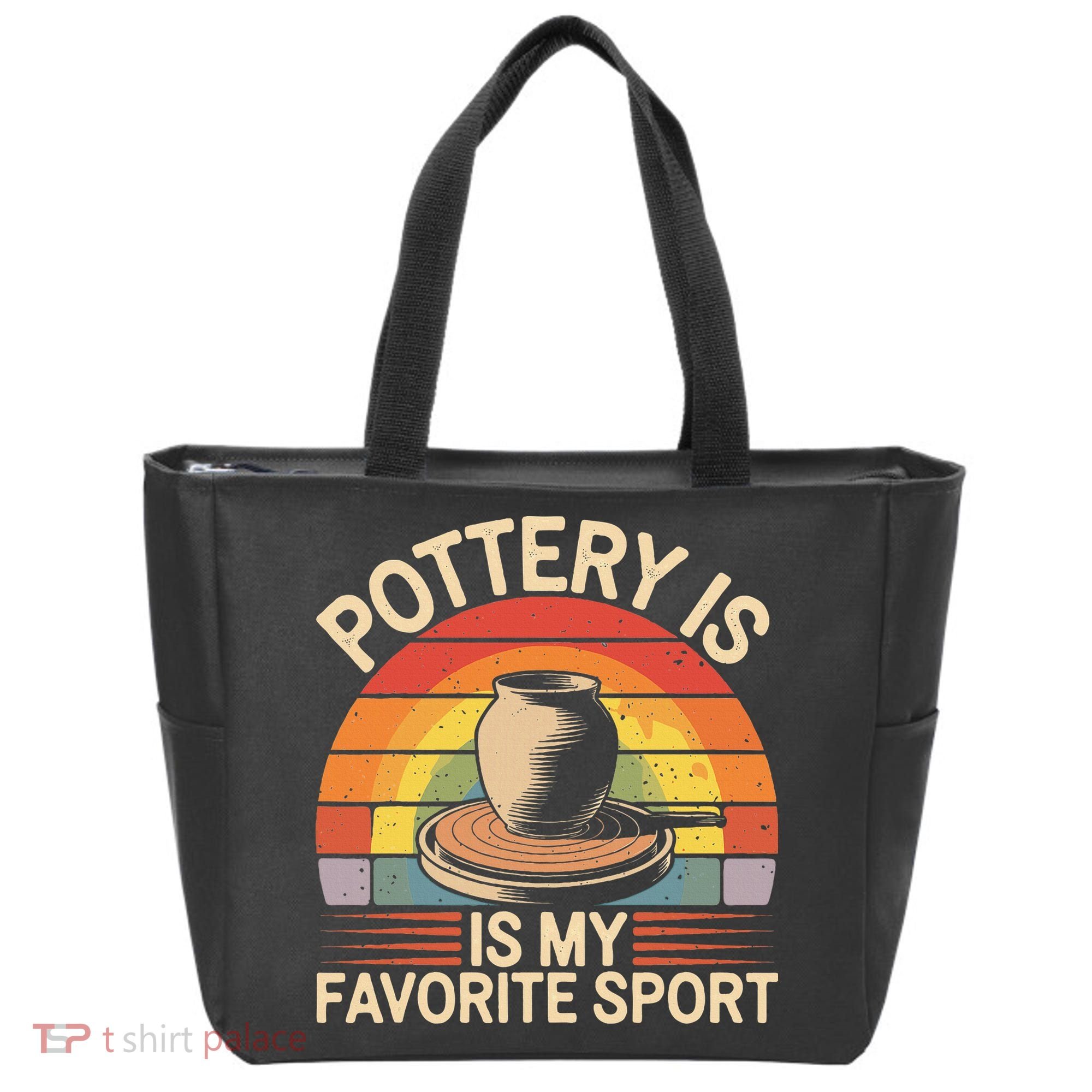 Pottery Is My Favorite Sport Funny Pottery Tote Bag