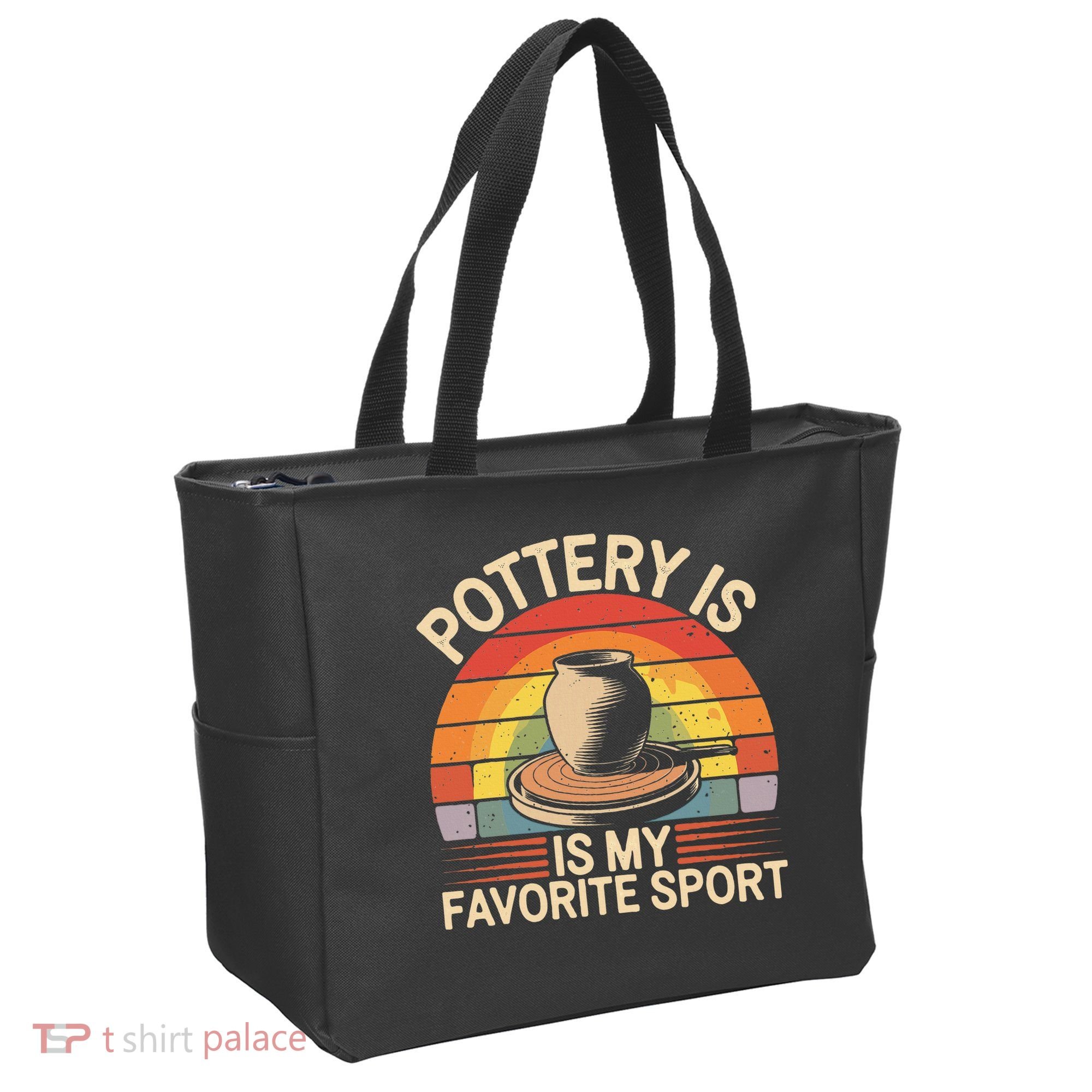 Pottery Is My Favorite Sport Funny Pottery Tote Bag