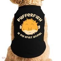 Pufferfish Is My Spirit Animal Funny Puffer Fish Doggie Tank thumb 0
