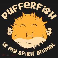 Pufferfish Is My Spirit Animal Funny Puffer Fish Baby Bodysuit thumb 2