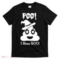 Poo I Mean Boo Halloween Quote T-Shirt thumb 0