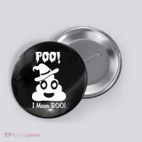 Poo I Mean Boo Halloween Quote Button thumb 0