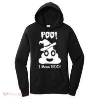 Poo I Mean Boo Halloween Quote Women's Hoodie thumb 0