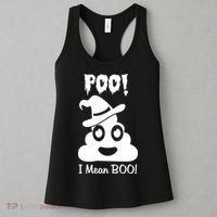 Poo I Mean Boo Halloween Quote Women's Tank Top thumb 3