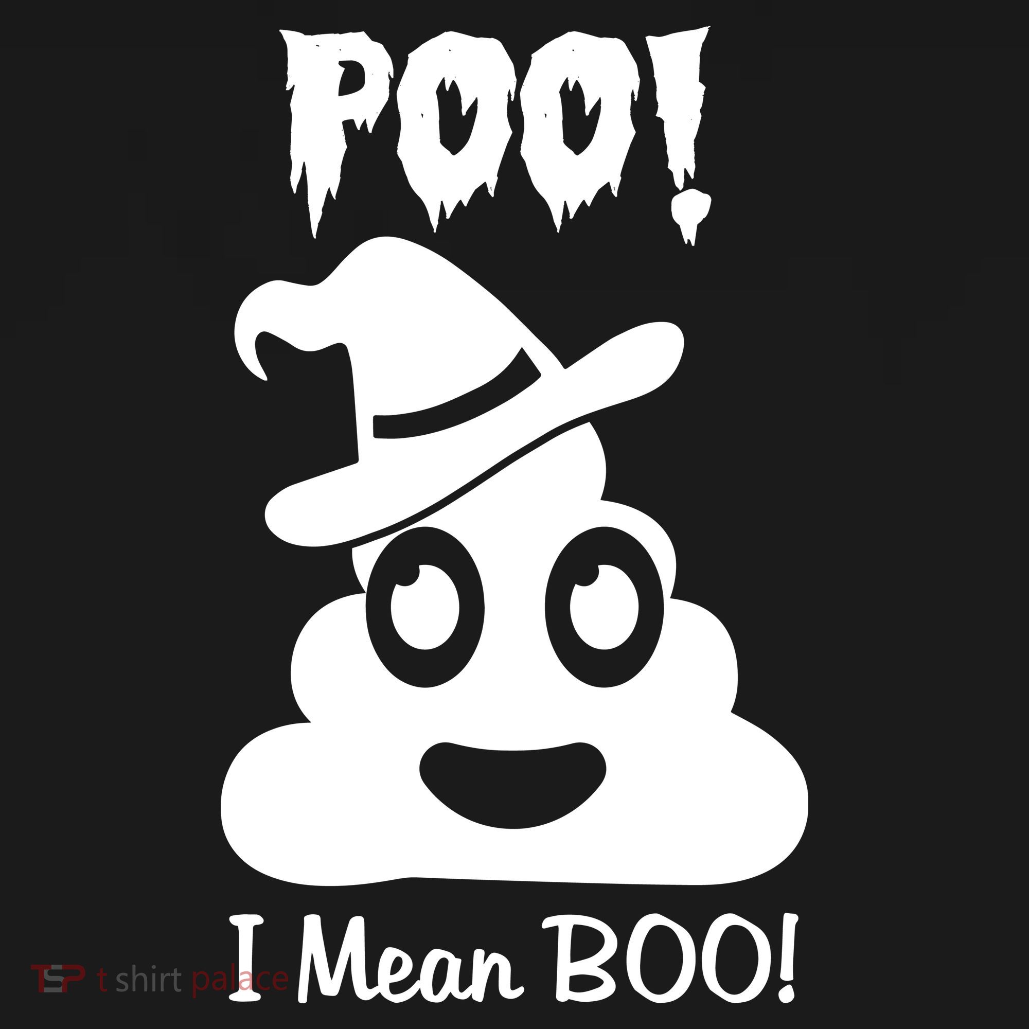 Poo I Mean Boo Halloween Quote Women's Tank Top