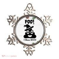 Poo I Mean Boo Halloween Quote Ornament thumb 0