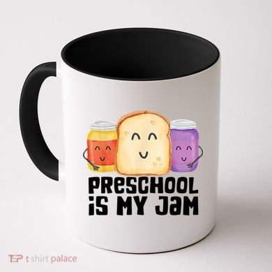 Preschool Is My Jam Back To School Funny Coffee Mug