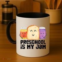 Preschool Is My Jam Back To School Funny Coffee Mug thumb 4