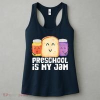 Preschool Is My Jam Back To School Funny Women's Tank Top thumb 3