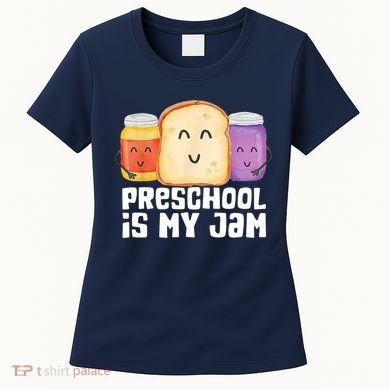 Preschool Is My Jam Back To School Funny Women's T-Shirt
