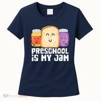 Preschool Is My Jam Back To School Funny Women's T-Shirt thumb 0