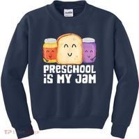 Preschool Is My Jam Back To School Funny Kids Sweatshirt thumb 0