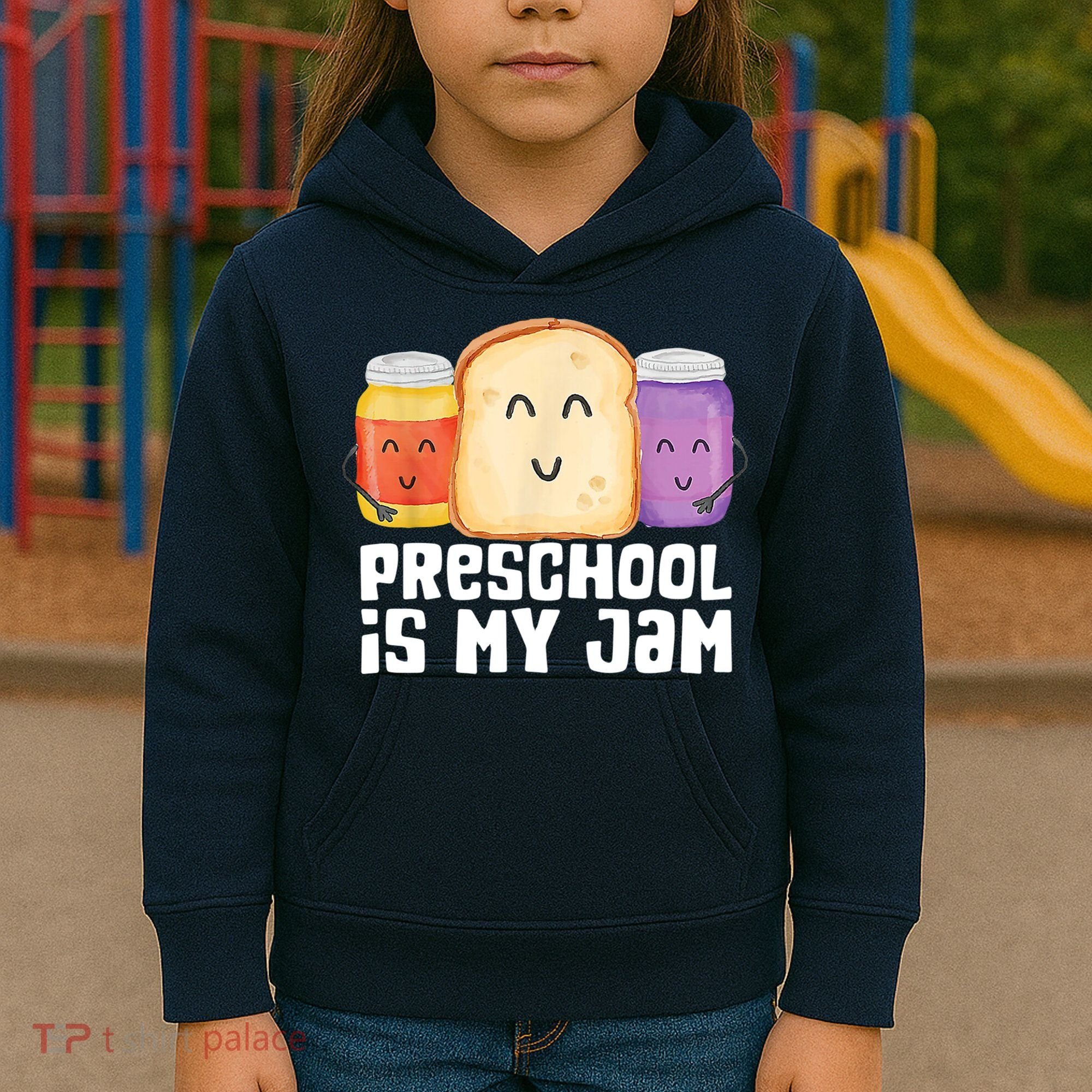 Preschool Is My Jam Back To School Funny Kids Hoodie