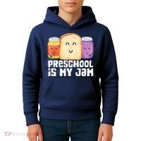 Preschool Is My Jam Back To School Funny Kids Hoodie thumb 4