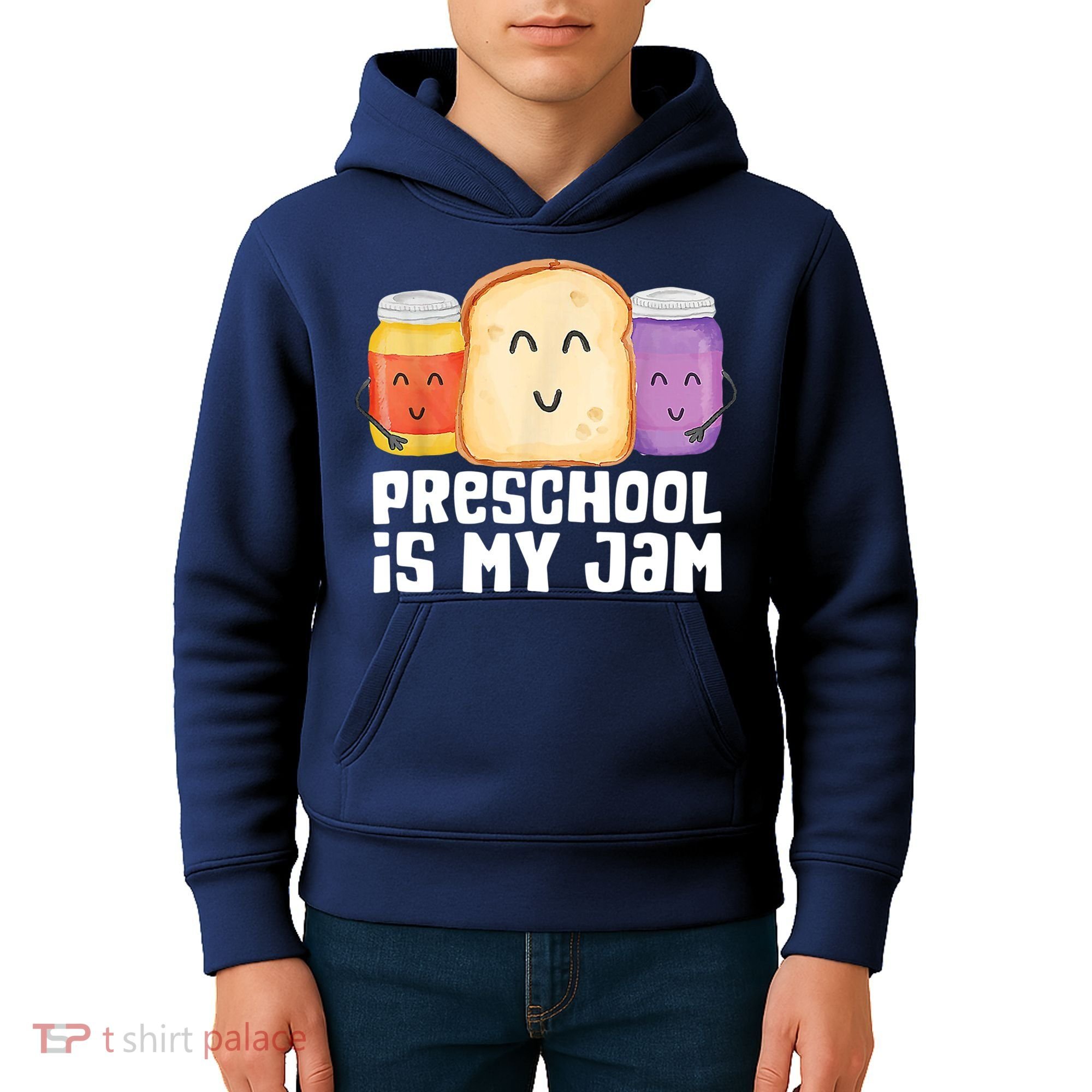 Preschool Is My Jam Back To School Funny Kids Hoodie