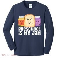 Preschool Is My Jam Back To School Funny Kids Long Sleeve Shirt thumb 0