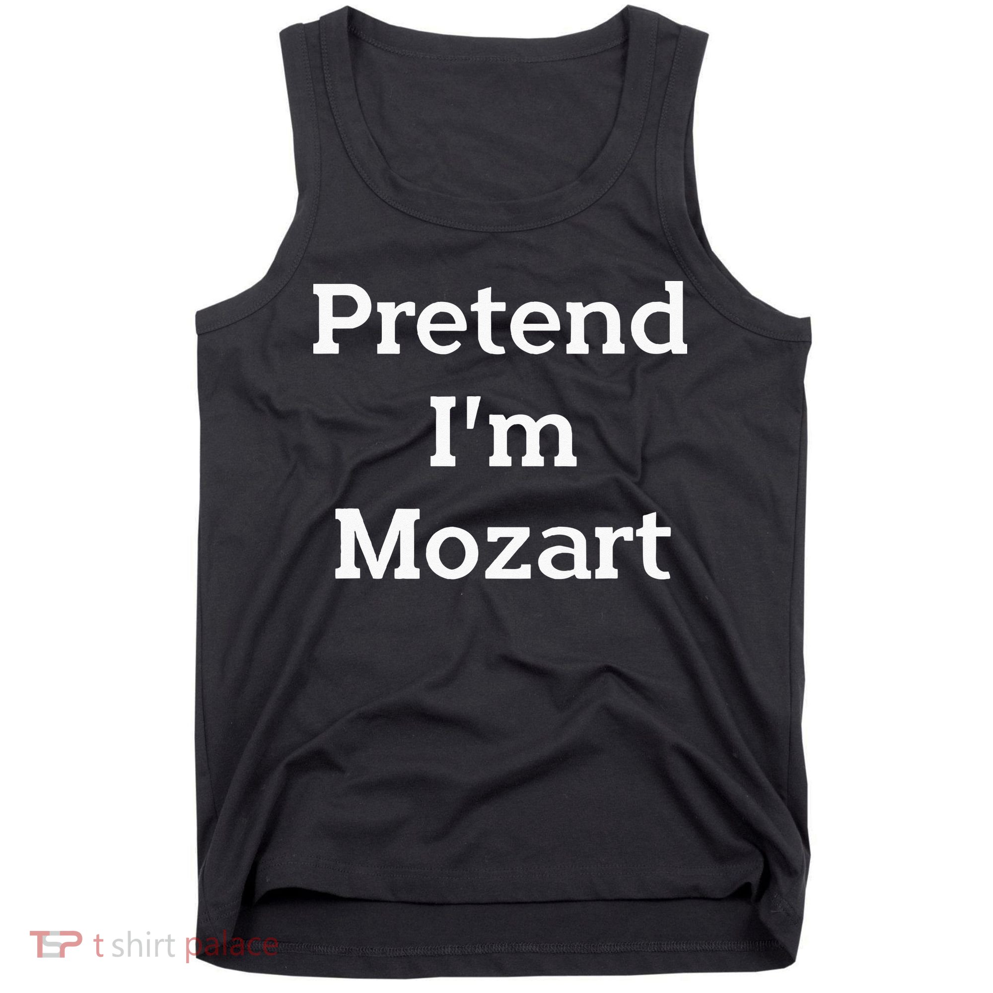 Pretend Im Mozart Costume Funny Music Halloween Party Tank Top