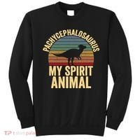 Pachycephalosaurus Is My Spirit Animal Dinosaur Lover Sweatshirt thumb 0