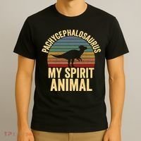 Pachycephalosaurus Is My Spirit Animal Dinosaur Lover T-Shirt thumb 3