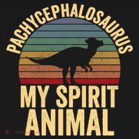 Pachycephalosaurus Is My Spirit Animal Dinosaur Lover Toddler Hoodie thumb 2