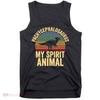 Pachycephalosaurus Is My Spirit Animal Dinosaur Lover Tank Top thumb 0