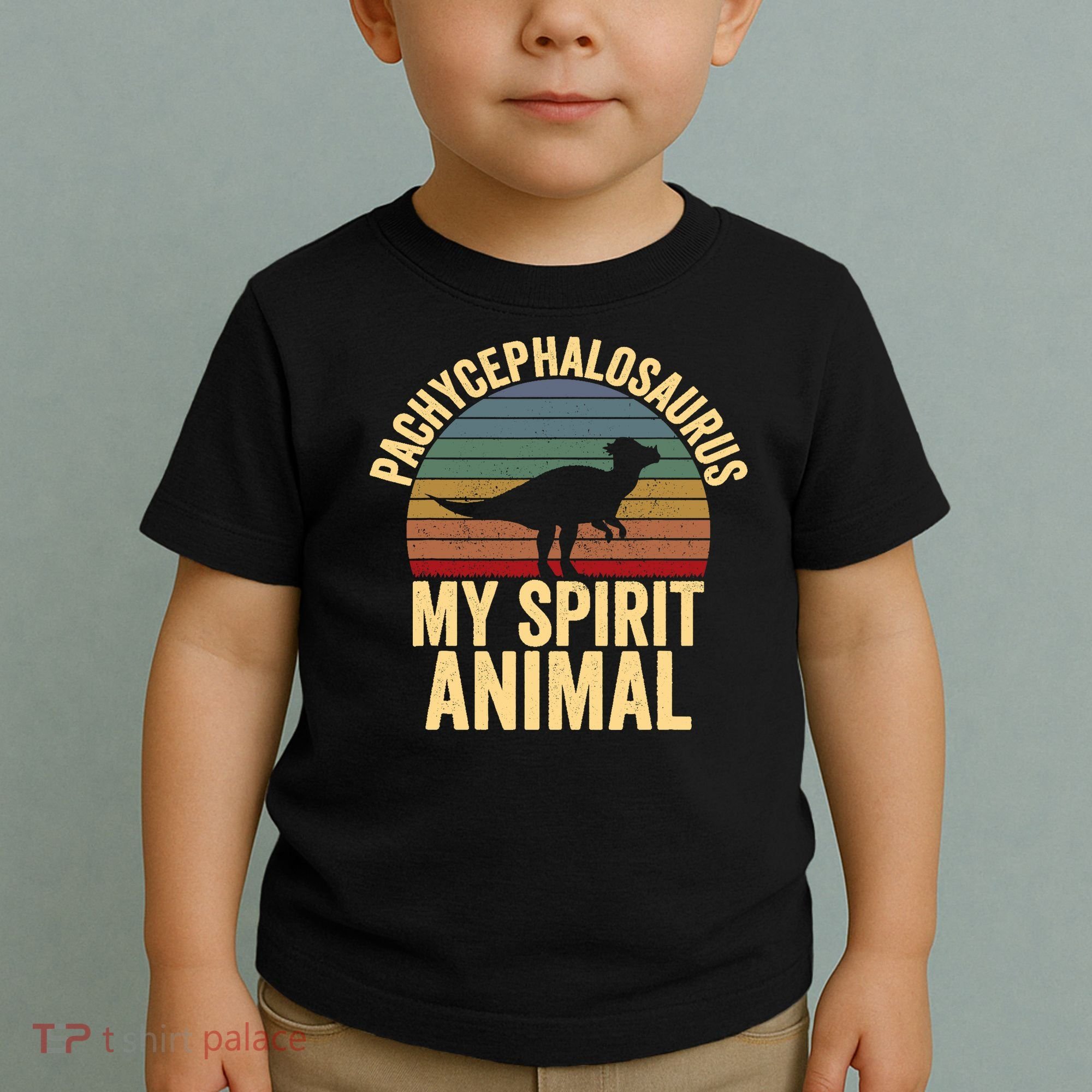 Pachycephalosaurus Is My Spirit Animal Dinosaur Lover Toddler T-Shirt