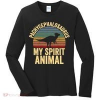 Pachycephalosaurus Is My Spirit Animal Dinosaur Lover Women's Long Sleeve Shirt thumb 0
