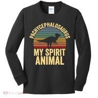 Pachycephalosaurus Is My Spirit Animal Dinosaur Lover Kids Long Sleeve Shirt thumb 0