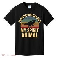Pachycephalosaurus Is My Spirit Animal Dinosaur Lover Kids T-Shirt thumb 0
