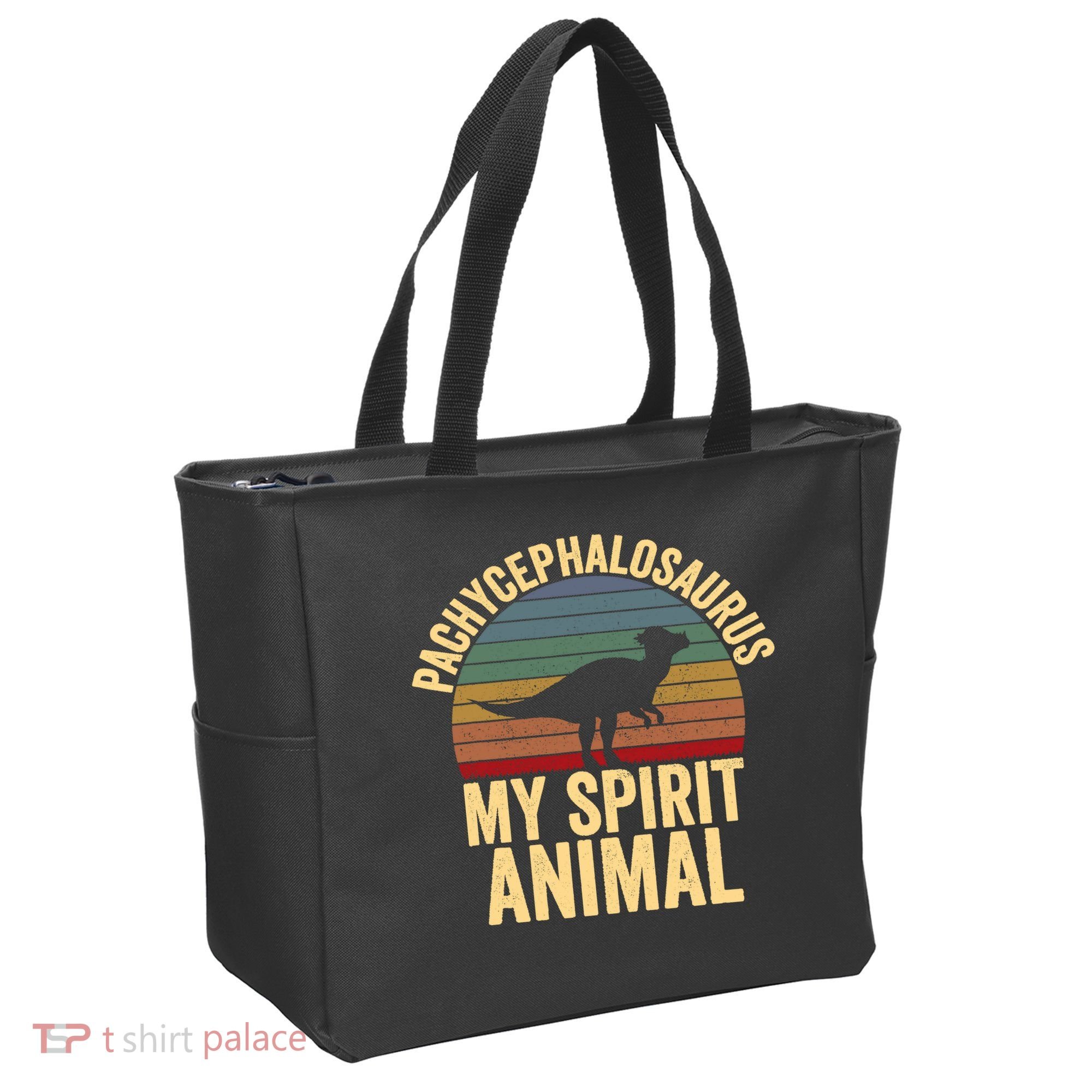 Pachycephalosaurus Is My Spirit Animal Dinosaur Lover Tote Bag