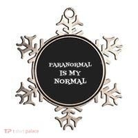 Paranormal Is My Normal Ghost Hunting Ornament thumb 0