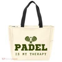 Padel Is My Therapy Tote Bag thumb 0