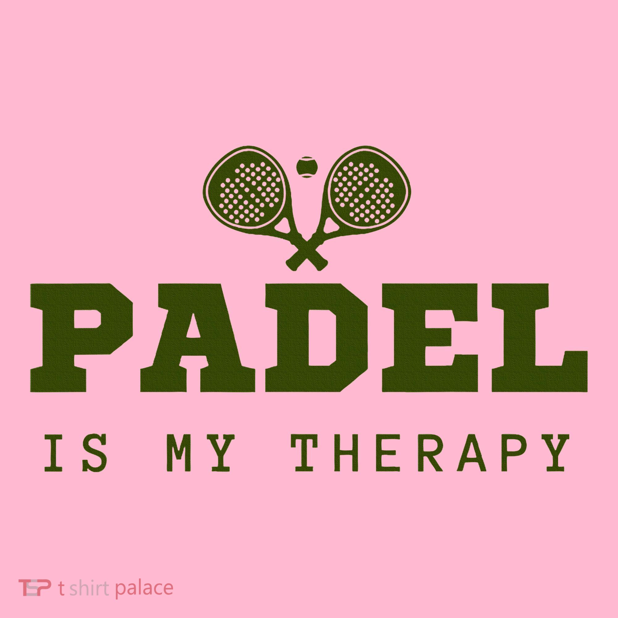 Padel Is My Therapy Coaster