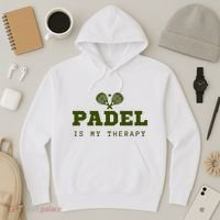 Padel Is My Therapy Hoodie thumb 3