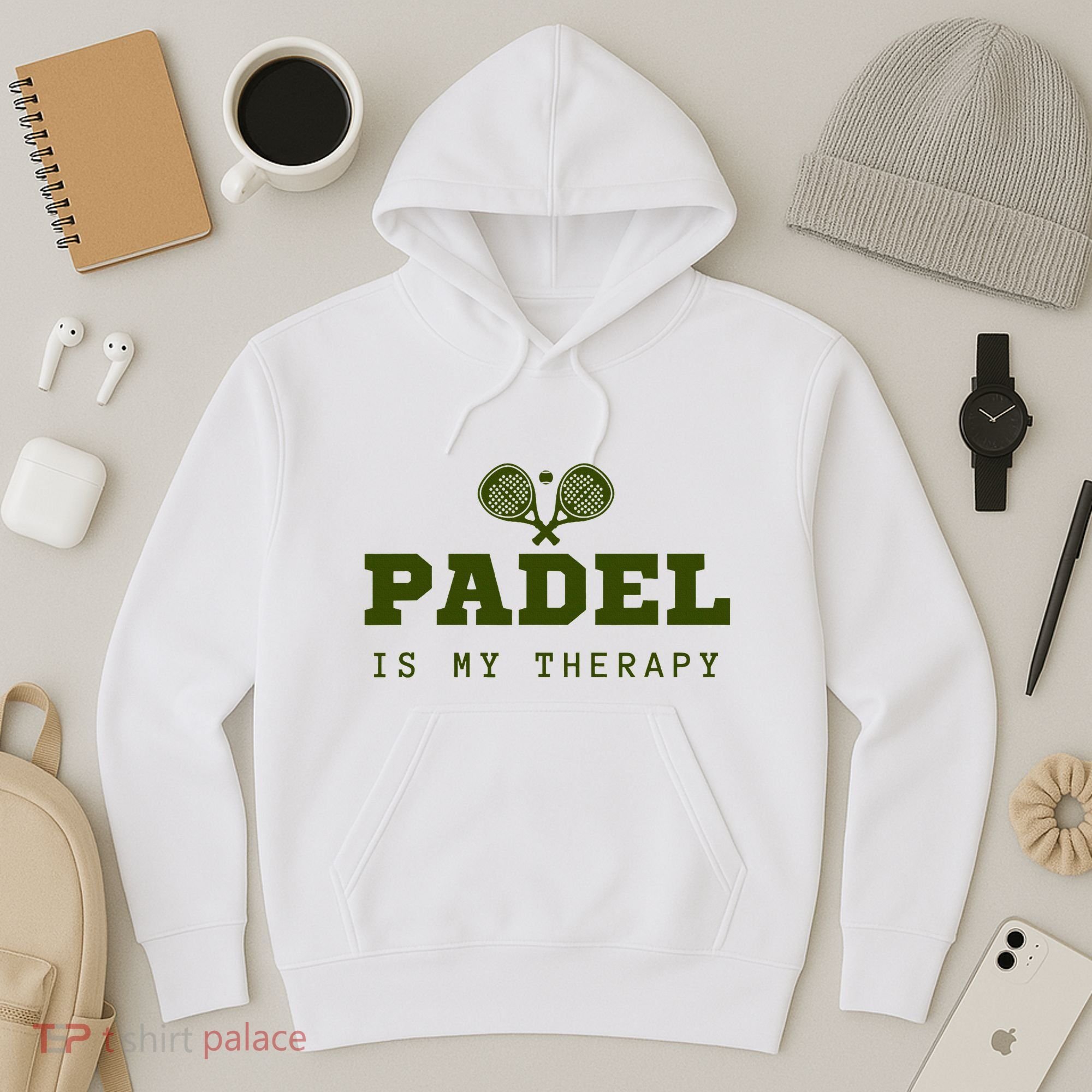 Padel Is My Therapy Hoodie