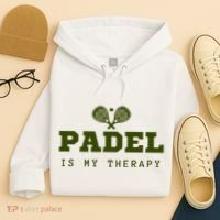 Padel Is My Therapy Hoodie thumb 4