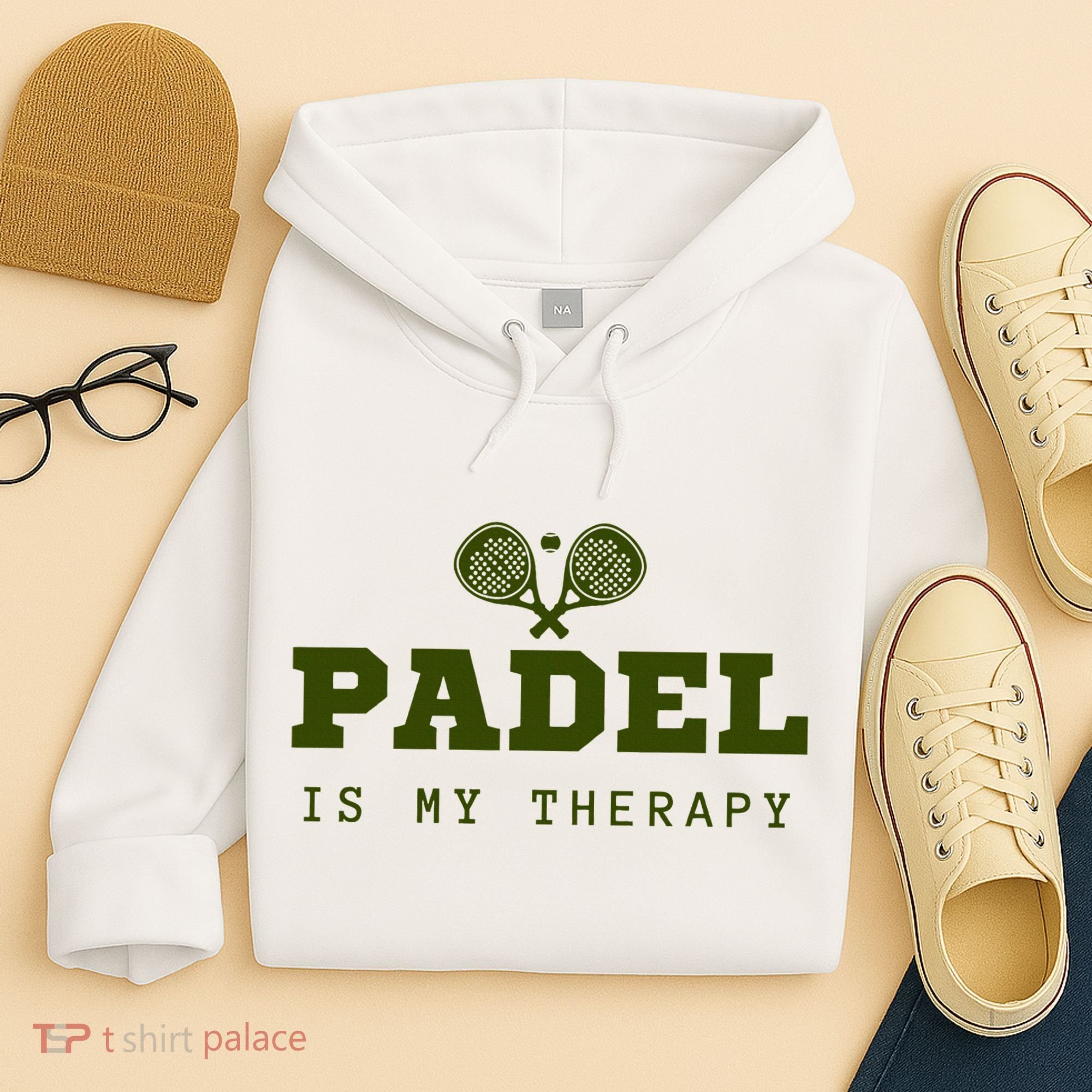 Padel Is My Therapy Hoodie