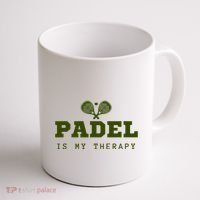 Padel Is My Therapy Coffee Mug thumb 1