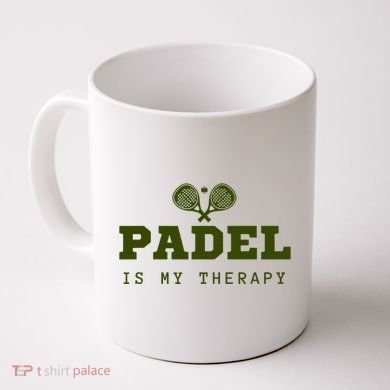 Padel Is My Therapy Coffee Mug