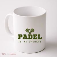 Padel Is My Therapy Coffee Mug thumb 0