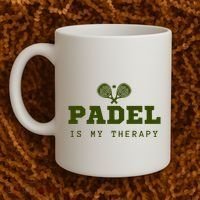 Padel Is My Therapy Coffee Mug thumb 2