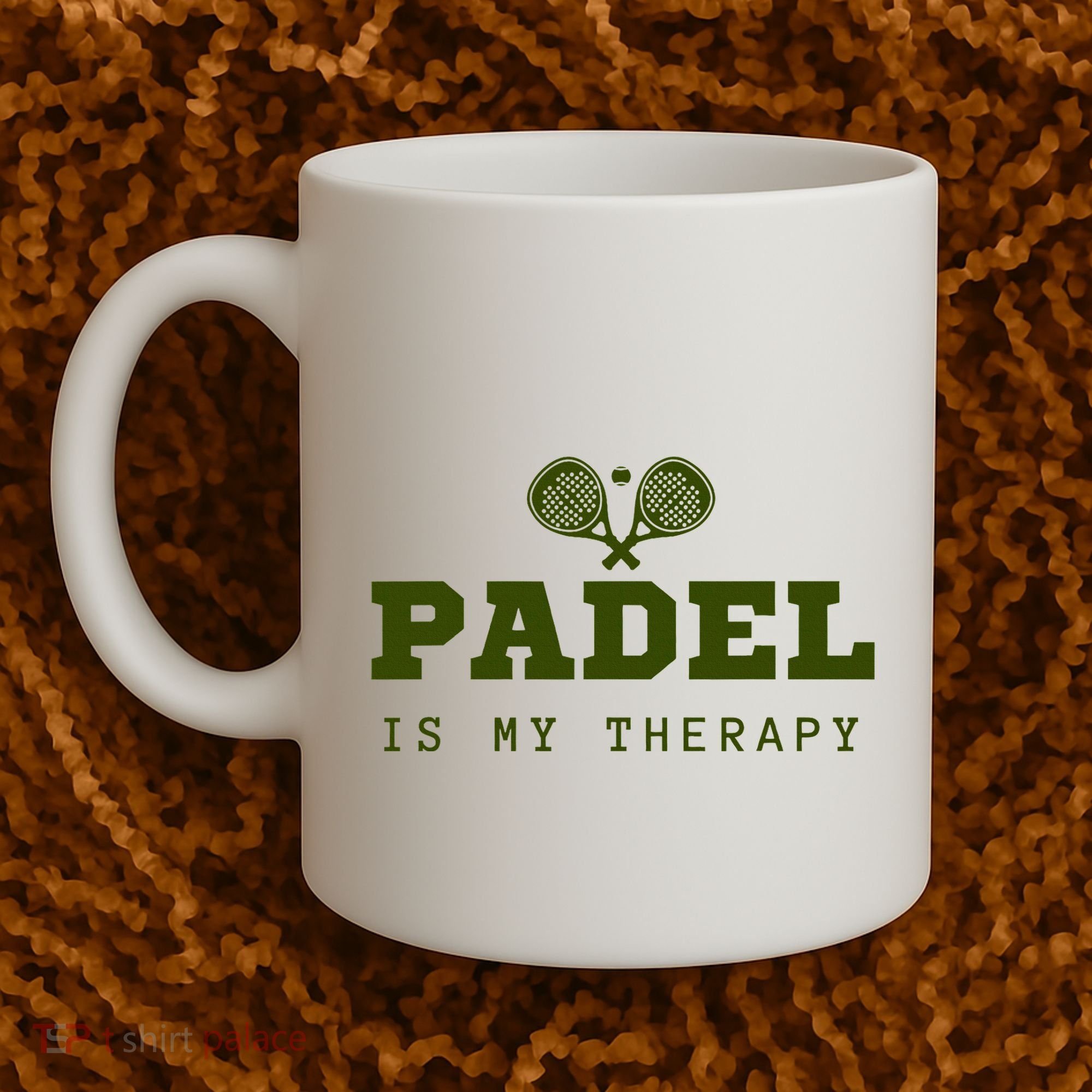 Padel Is My Therapy Coffee Mug