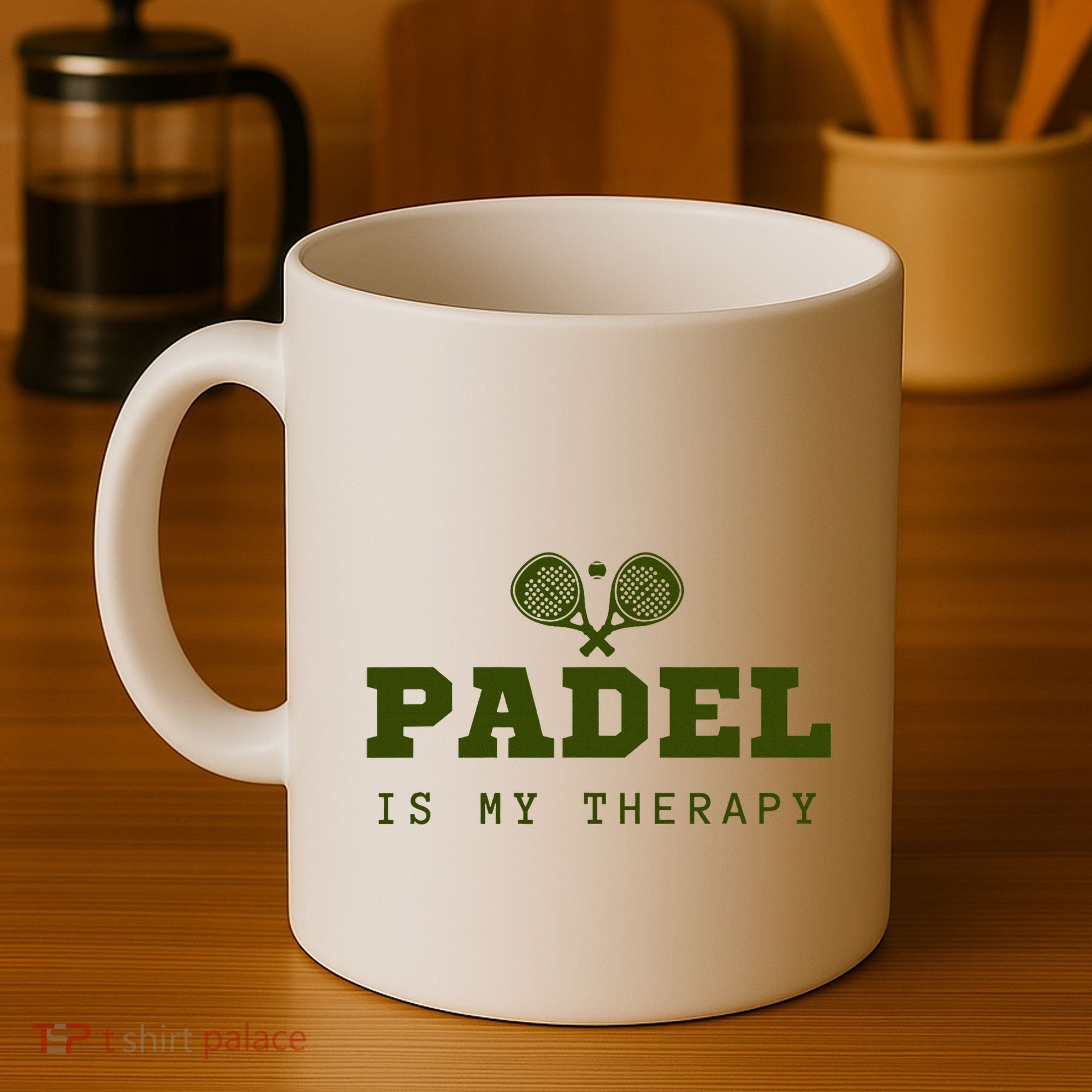 Padel Is My Therapy Coffee Mug