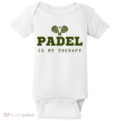 Padel Is My Therapy Baby Bodysuit
