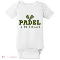 Padel Is My Therapy Baby Bodysuit thumb 0