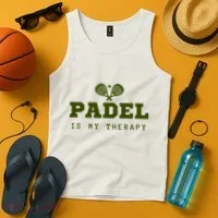 Padel Is My Therapy Tank Top thumb 4