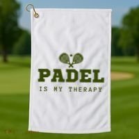 Padel Is My Therapy Golf Towel thumb 1