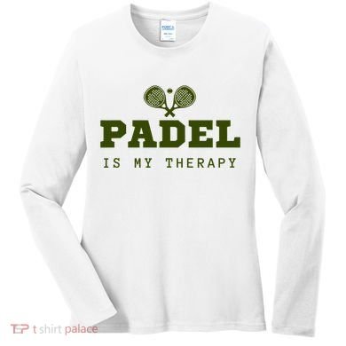 Padel Is My Therapy Women's Long Sleeve Shirt