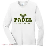 Padel Is My Therapy Women's Long Sleeve Shirt thumb 0