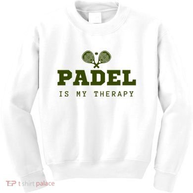 Padel Is My Therapy Kids Sweatshirt